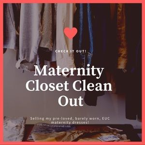 Visit my closet for name brand EUC maternity items
